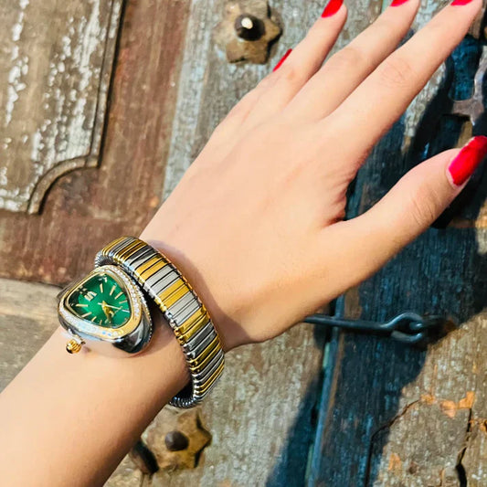 Luxurious Serpent Stainless Snake Head Watch